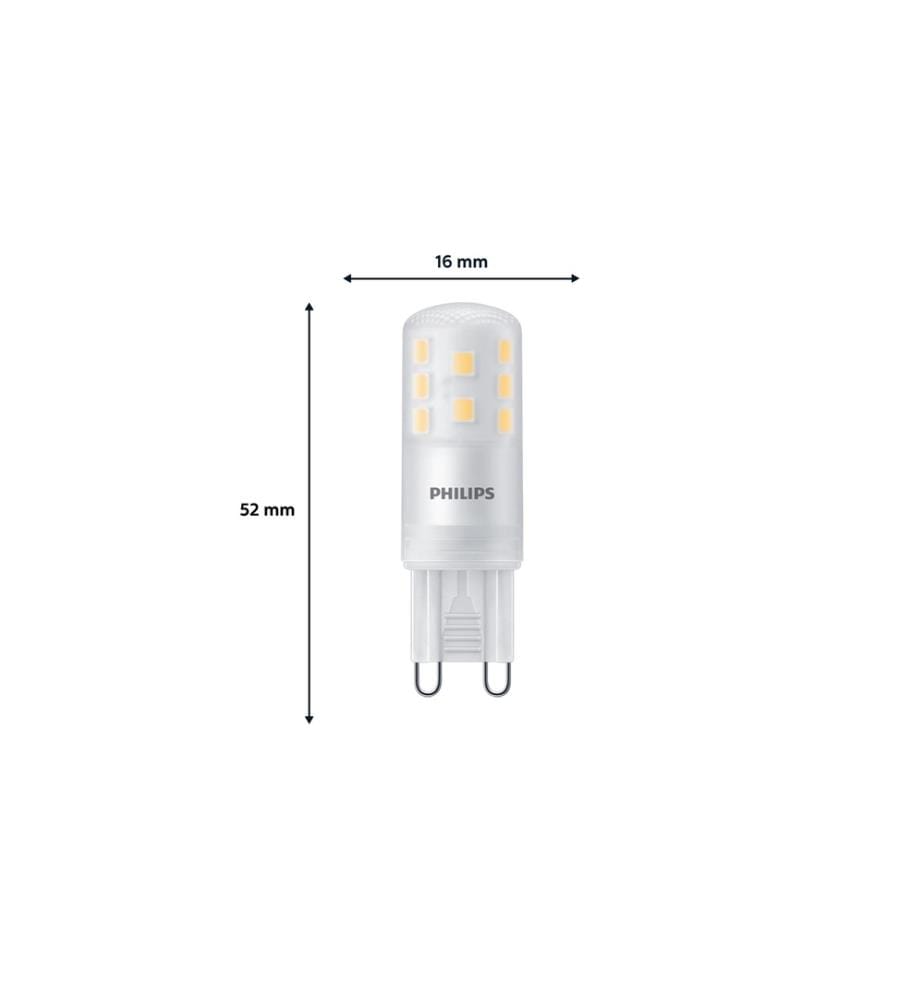 PHILIPS - Lampe LED 3.7 W (40 W), G9, 470 lm, 2700K, Blanc chaud (WW)