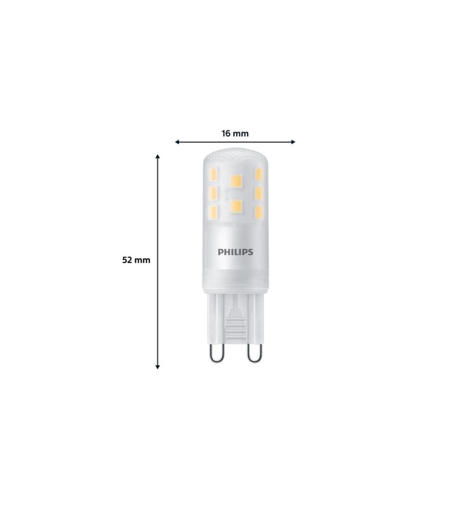 PHILIPS - Brûleur LED, 40 W, G9 x 3 Blanc chaud (WW)