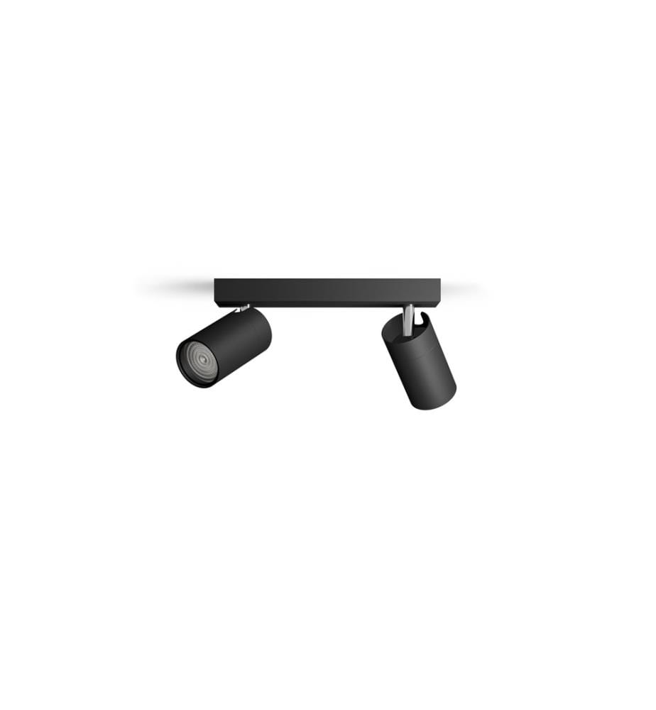PHILIPS - Spot encastré Idris GU10, IP44 Noir, sans ampoule