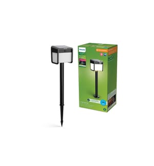 PHILIPS - Ezra Sockel Solar UE 3000K schwarz