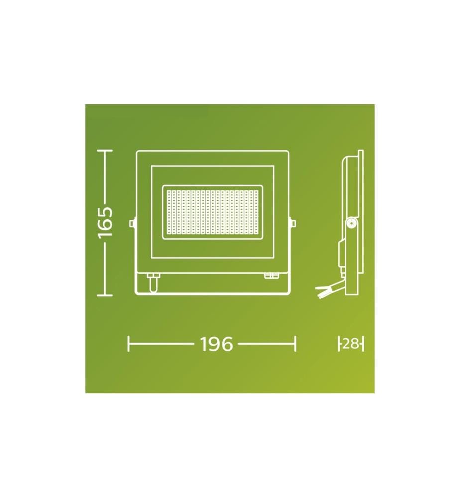 PHILIPS - Lois Flutlicht UE 24W 5000K IP65 anthrazit 24 W