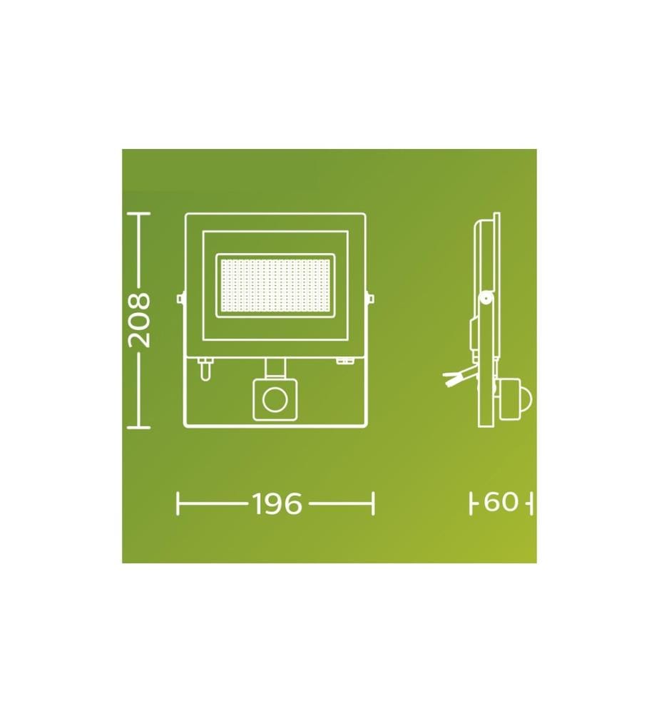 PHILIPS - Lois Flutlcht UE 24W 3000 K IR IP65 anthrazit 24 W