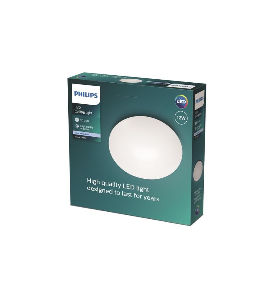 PHILIPS - Suede plafonnier 4 x 2.4W, 4000K, blanc
