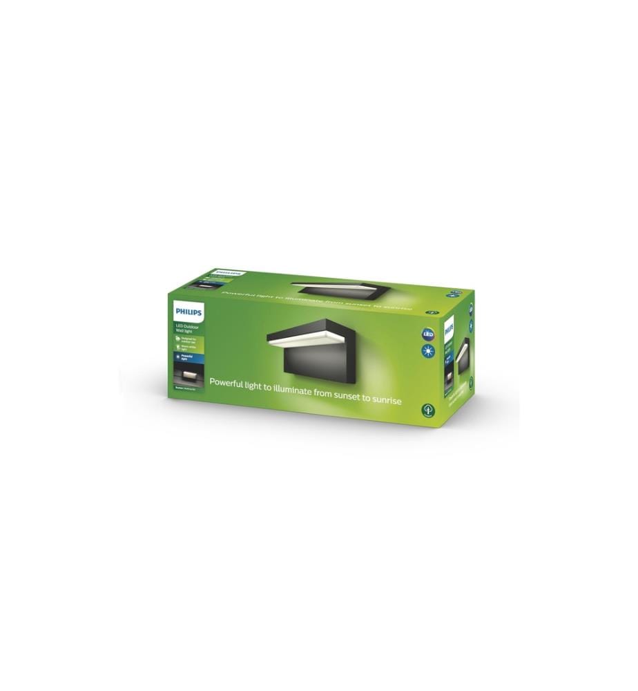 PHILIPS - myGarden Applique LED Bustan, 1000 lm, anthracite