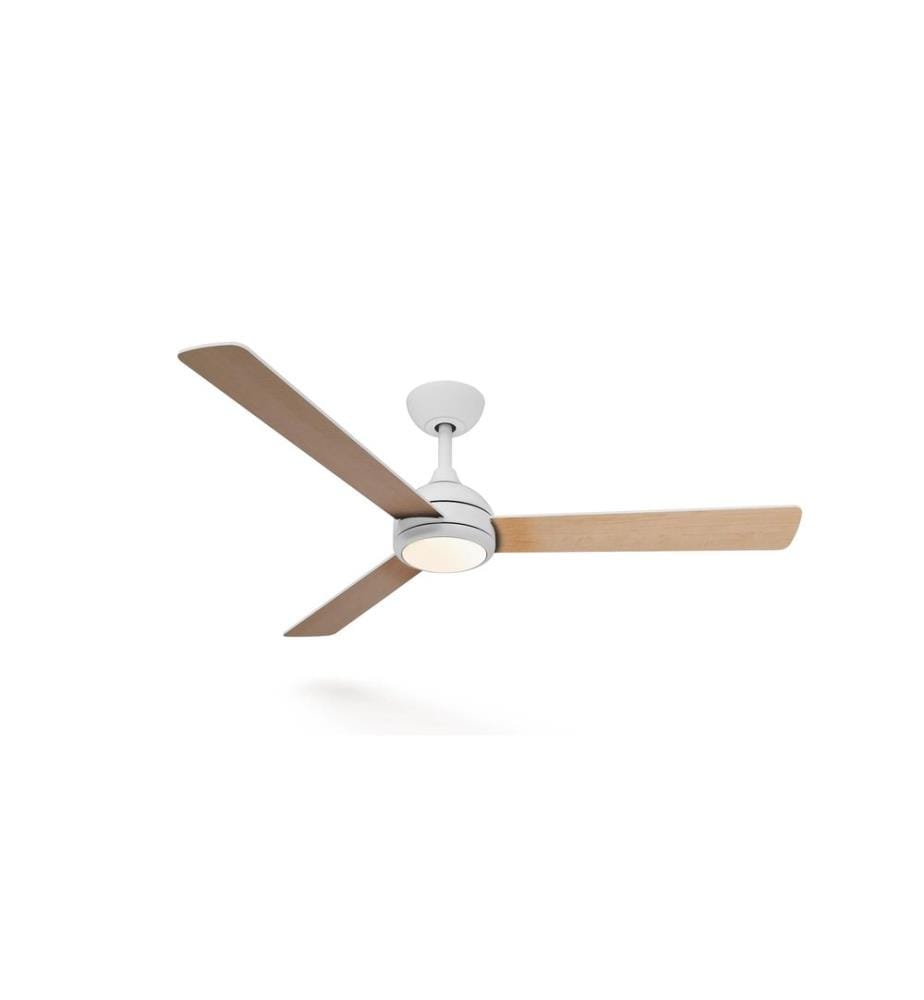 Philips Ventilateur de plafond LED Civx 24W, Blanc / Brun clair