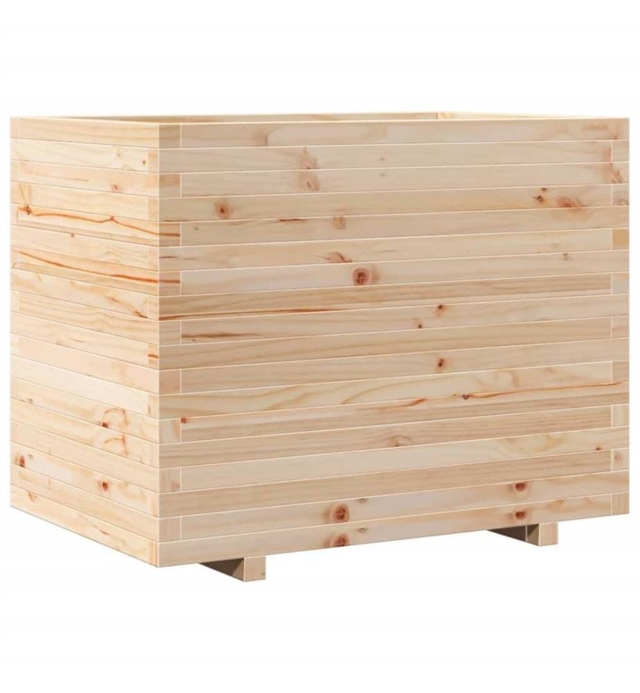 Jardinière 90x60x72 cm bois de pin massif