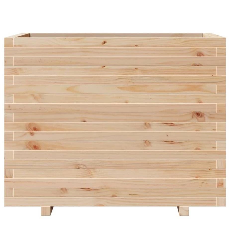 Jardinière 90x60x72 cm bois de pin massif