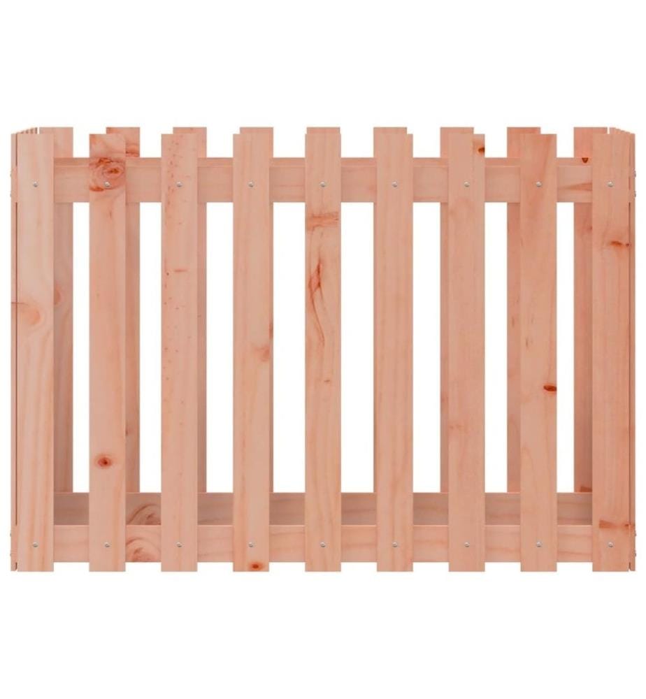 Lit surélevé de jardin design de clôture bois douglas massif