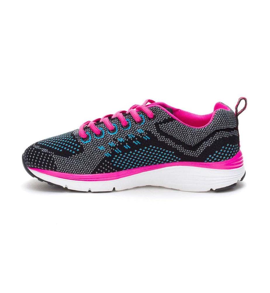 Sneakers Callie - Black and Fuchsia