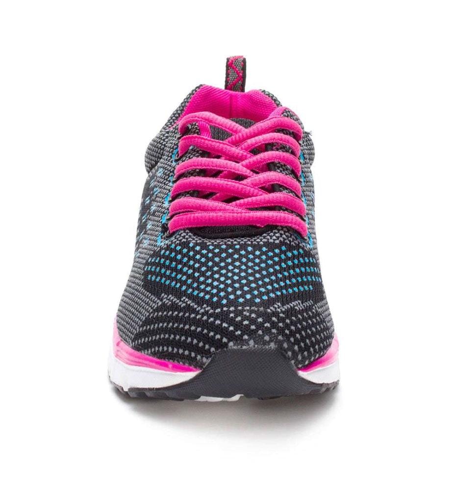 Sneakers Callie - Black and Fuchsia