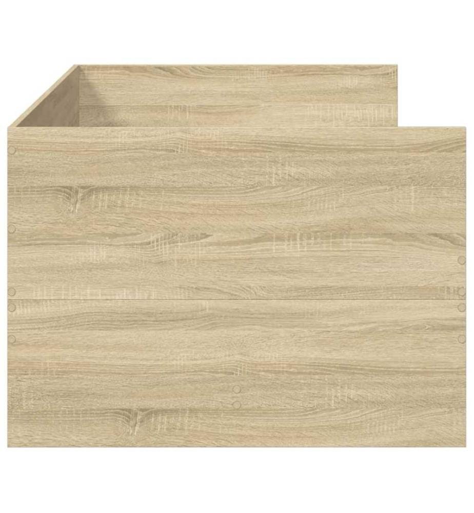 Tagesbett mit Schubladen Sonoma-Eiche 100x200 cm Holzwerkstoff