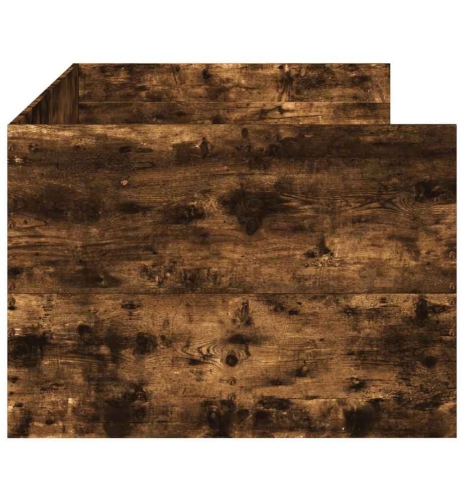 Tagesbett mit Schubladen Räuchereiche 100x200 cm Holzwerkstoff