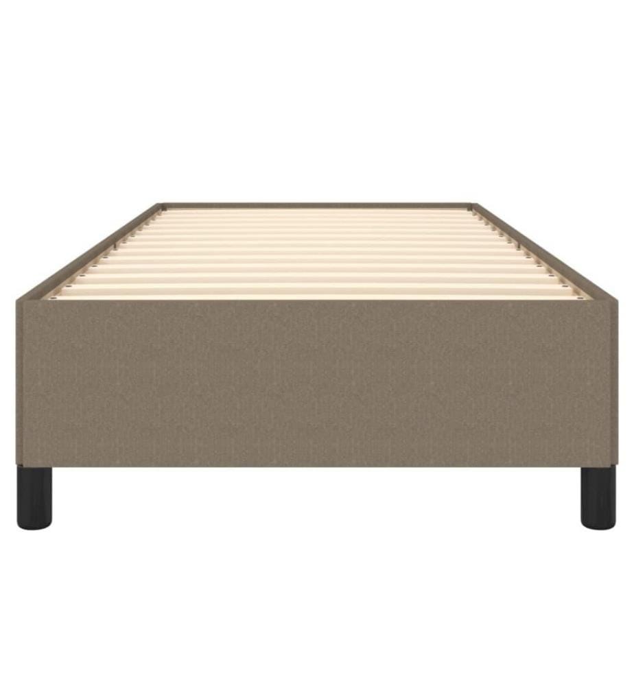Cadre de lit Taupe 100x200 cm Tissu