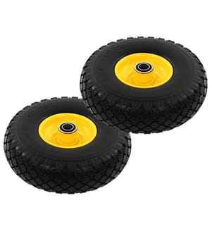 Sackkarrenräder 2 Stk. Massives PU 3,00 - 4 (260x85)