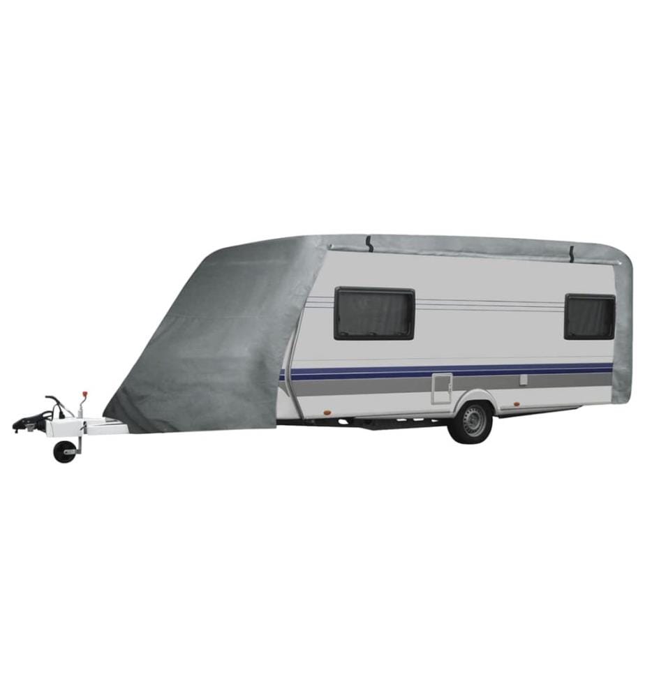 Wohnwagen-Abdeckung Grau Gr. S
