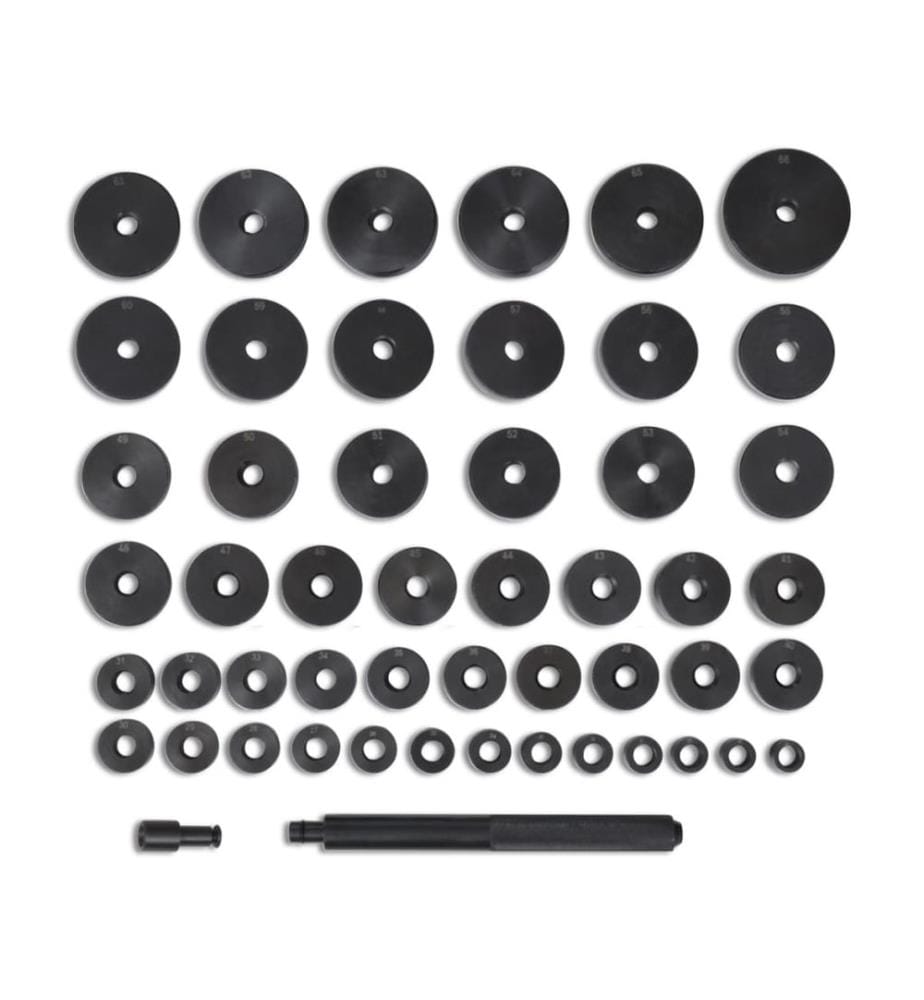 Ensemble de palier de coussinet Disques 18 – 65 mm 51 pcs
