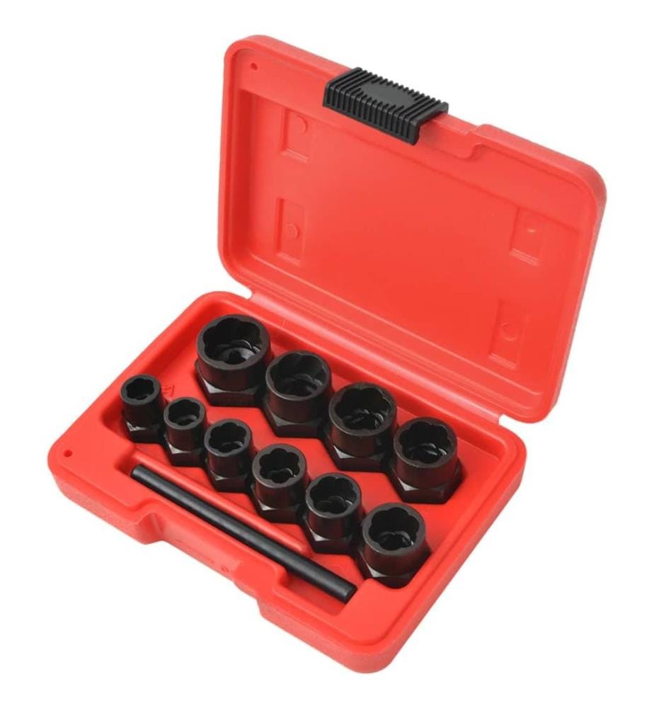 11tlg. Schraubenausdreher-Set für beschädigte Schrauben/Muttern