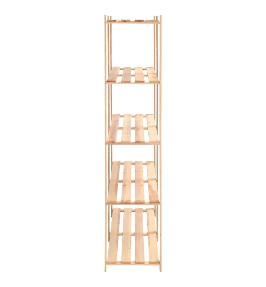 Lagerregale 5 Böden 3 Stk. 170x38x170cm Massivholz Kiefer 500kg