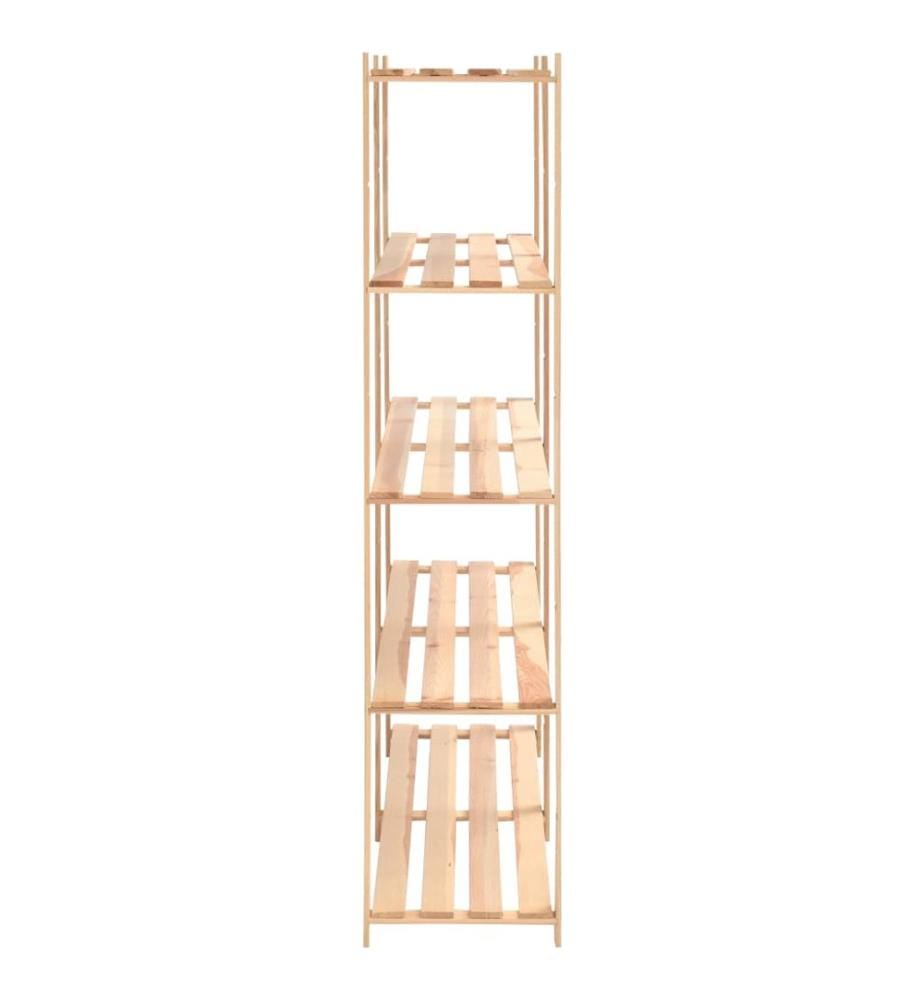 Lagerregale 5 Böden 5 Stk. 170x38x170cm Massivholz Kiefer 500kg