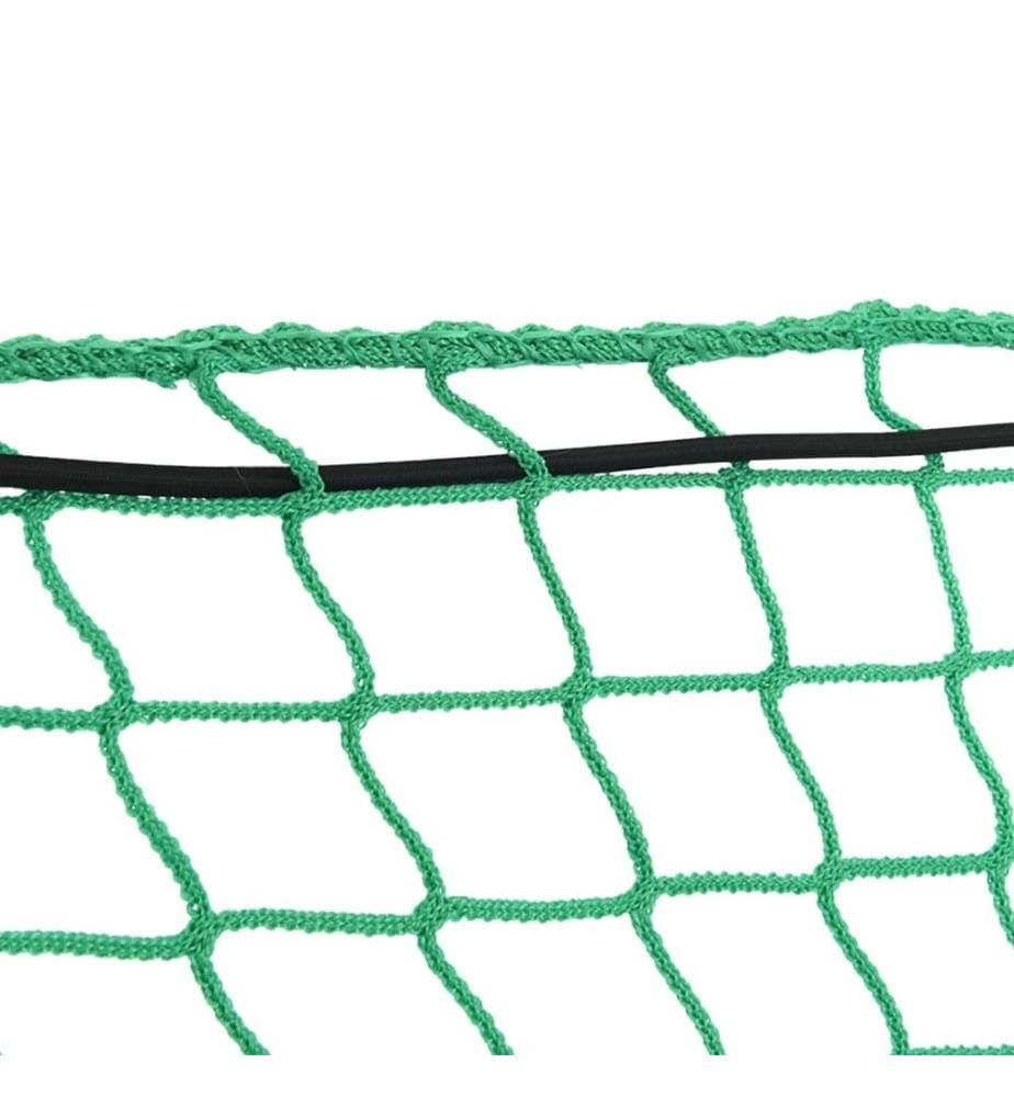 Filet pour remorque avec corde élastique vert 5x3,5 m PP