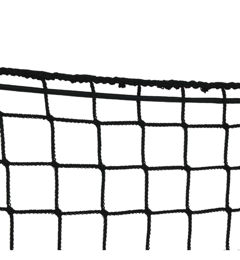 Filet pour remorque avec corde élastique noir 3x2 m PP