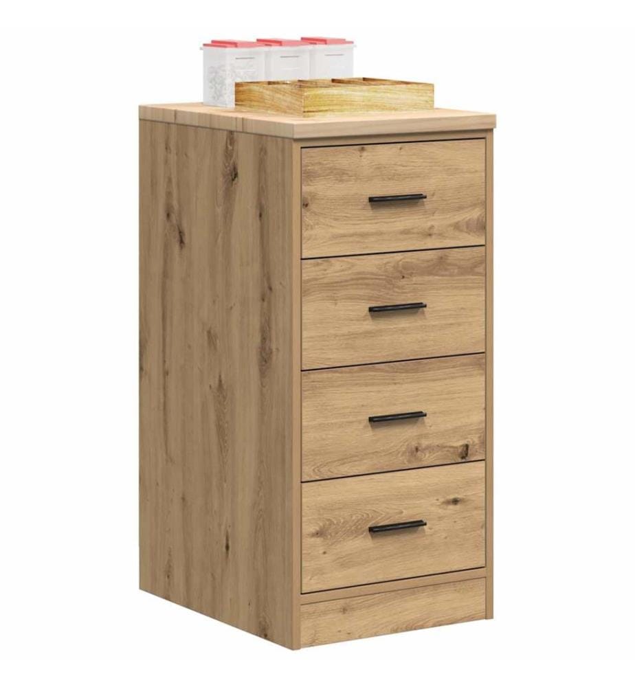 Armoire de rangement de garage chêne artisanal bois pin massif