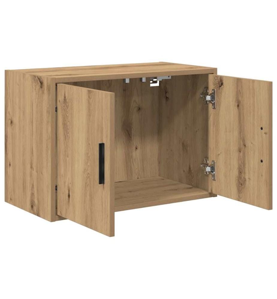 Garagen-Wandschränke 2 Stk. Artisan-Eiche Holzwerkstoff