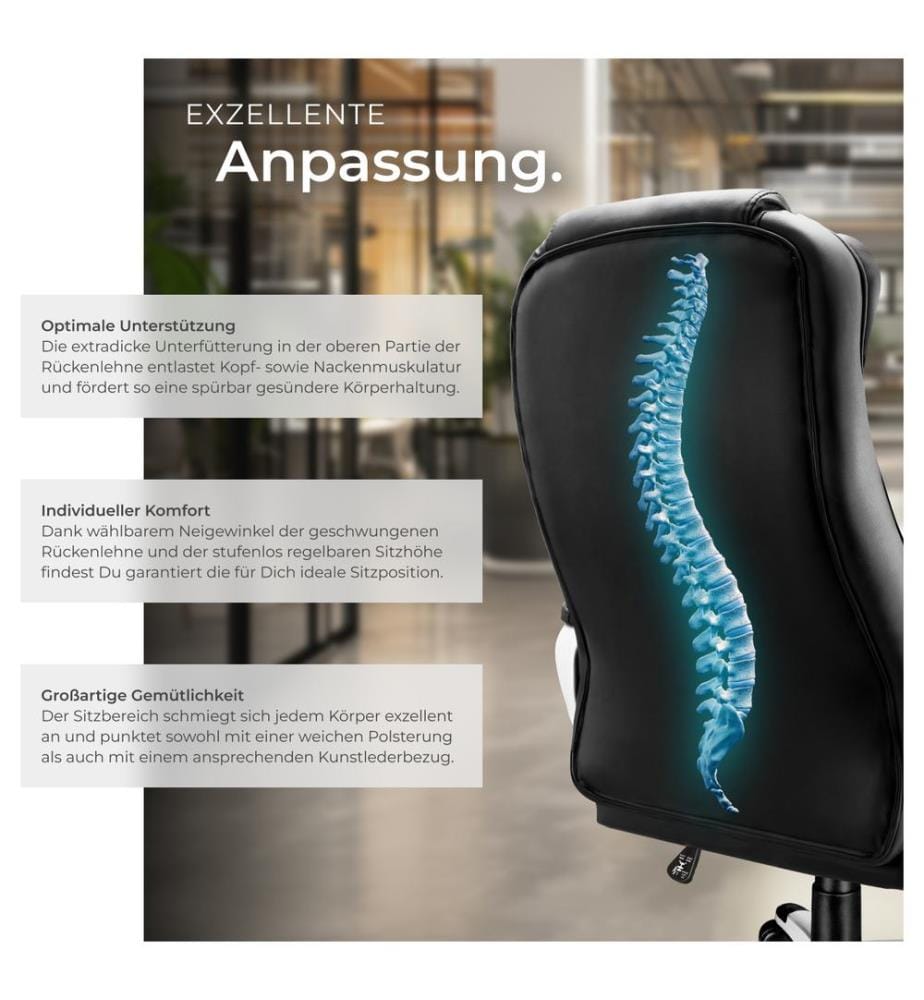 Fauteuil de direction Zulu - noir