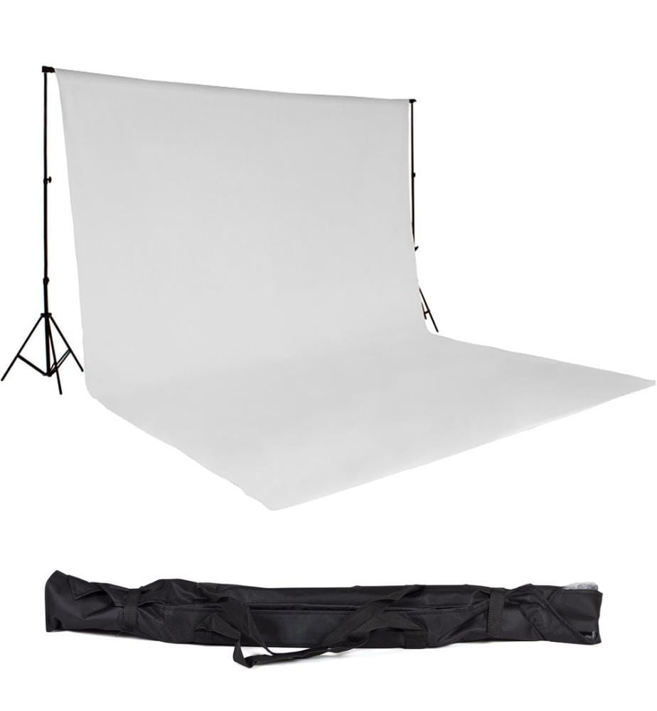 Toile de fond Photo Vidéo 3 m x 6 m Sac - blanc