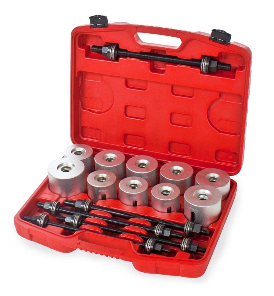 Bearing Puller Set - 27-piece, for assembly of bushings, bearings, and seals - grey