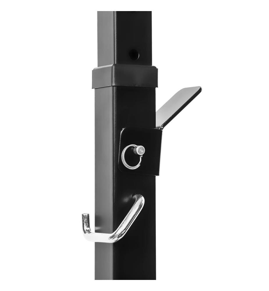 Banc de Musculation d'Haltères pour Abdominaux Pliable - noir
