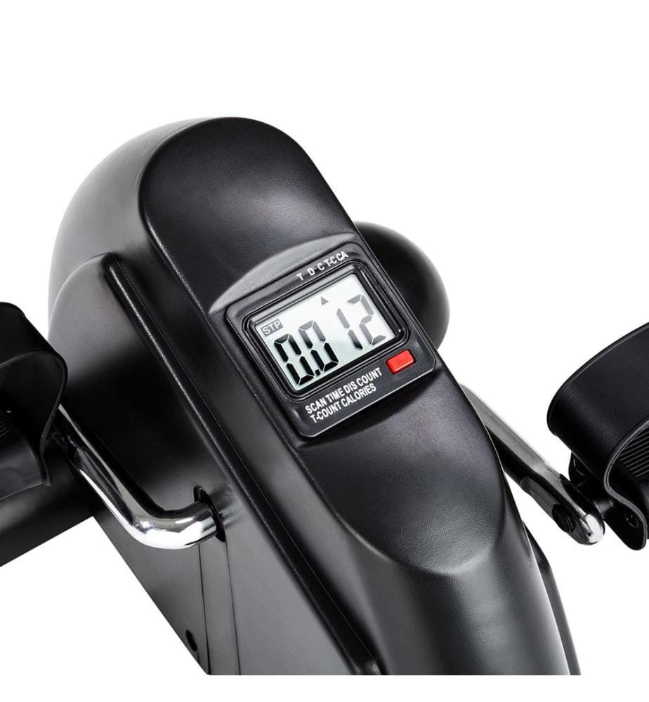 Mini Vélo d'Appartement, Pédalier avec Ordinateur en Acier - noir