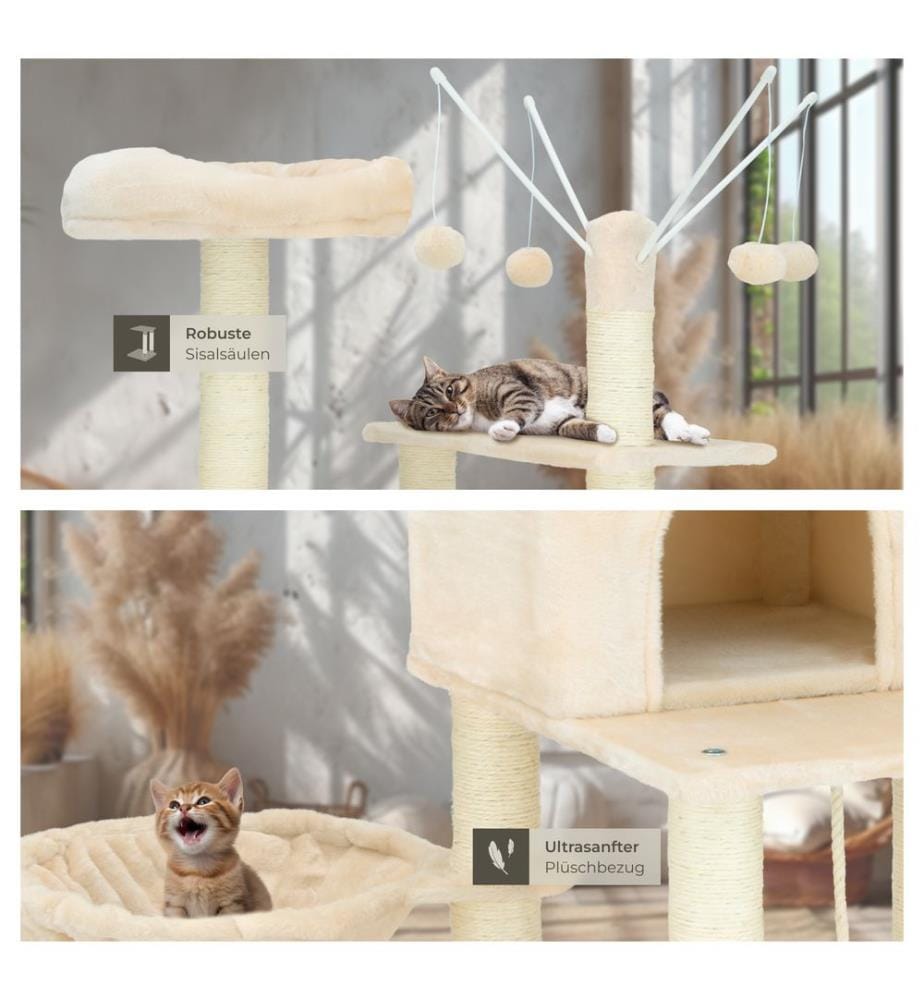 Albero tiragraffi Lilou - beige