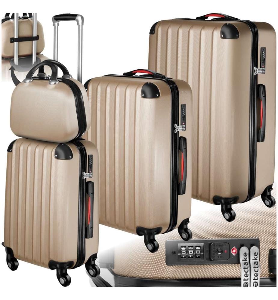 Set de 4 valises PUCCI - champagne