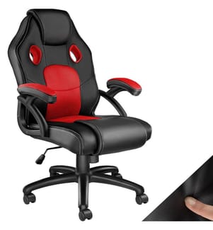 Bürostuhl Mike - schwarzrot