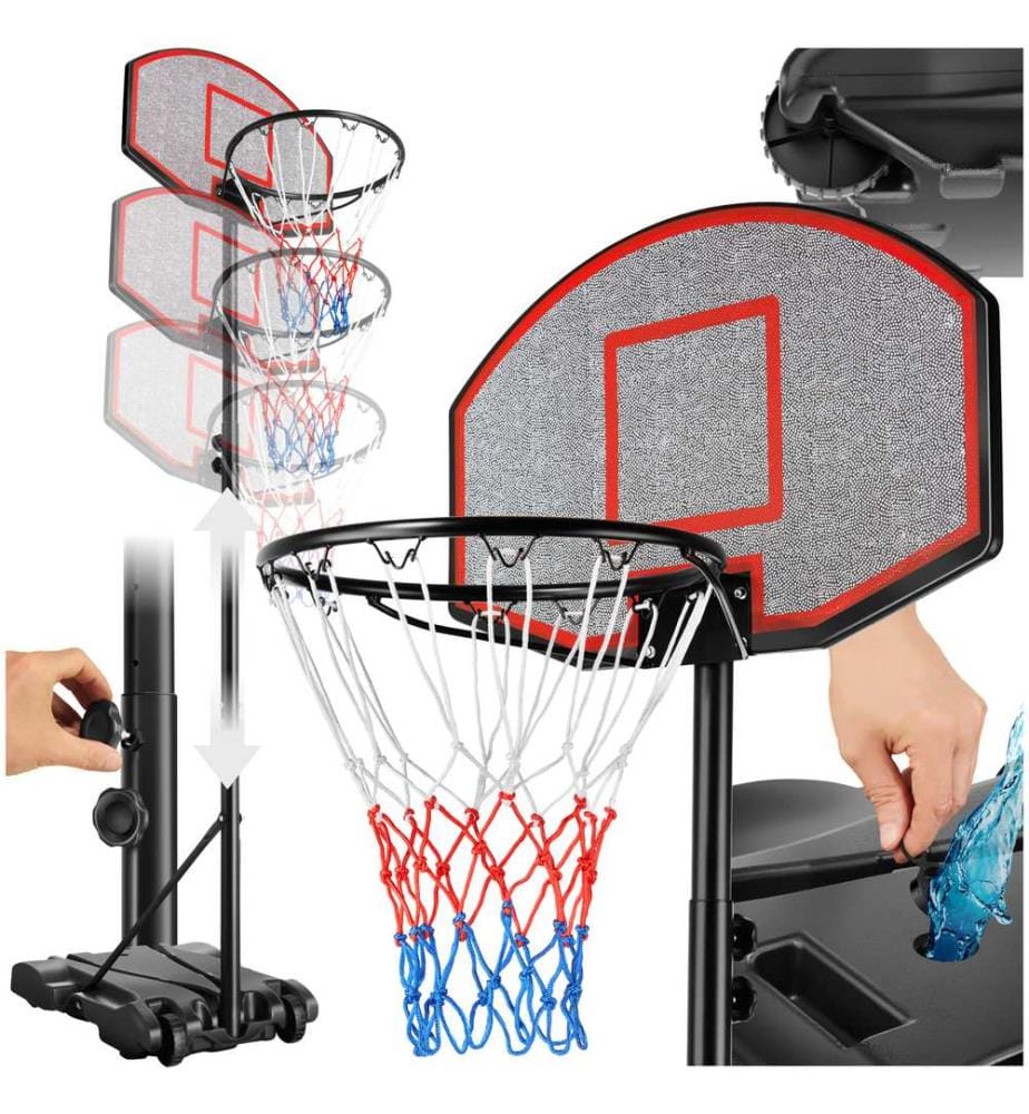 Panier de basketball sur pied HARLEM - noir