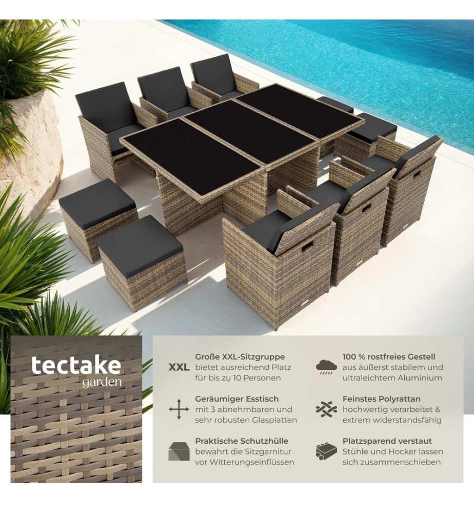 Set in rattan New York - naturale