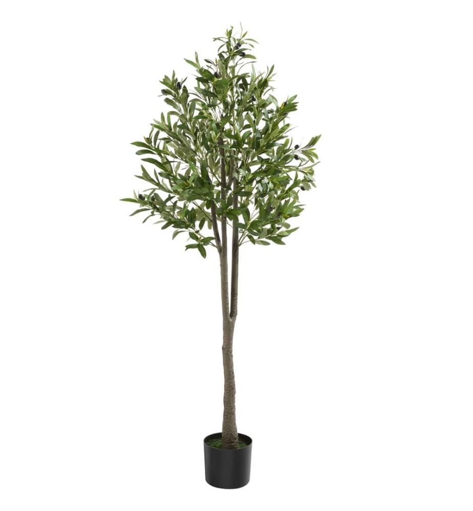Künstlicher Olivenbaum Oleand, realistische Textur - 150 cm