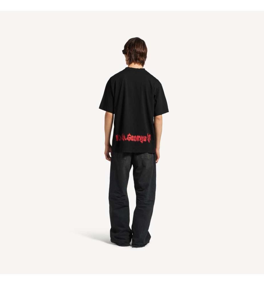 Salon De Couture T-Shirt in mittlerer Passform – Schwarz