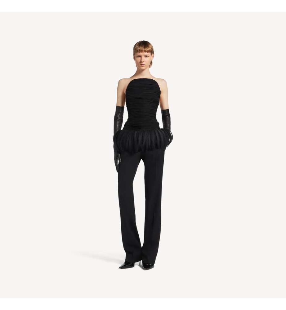Haut bustier ajusté - Noir