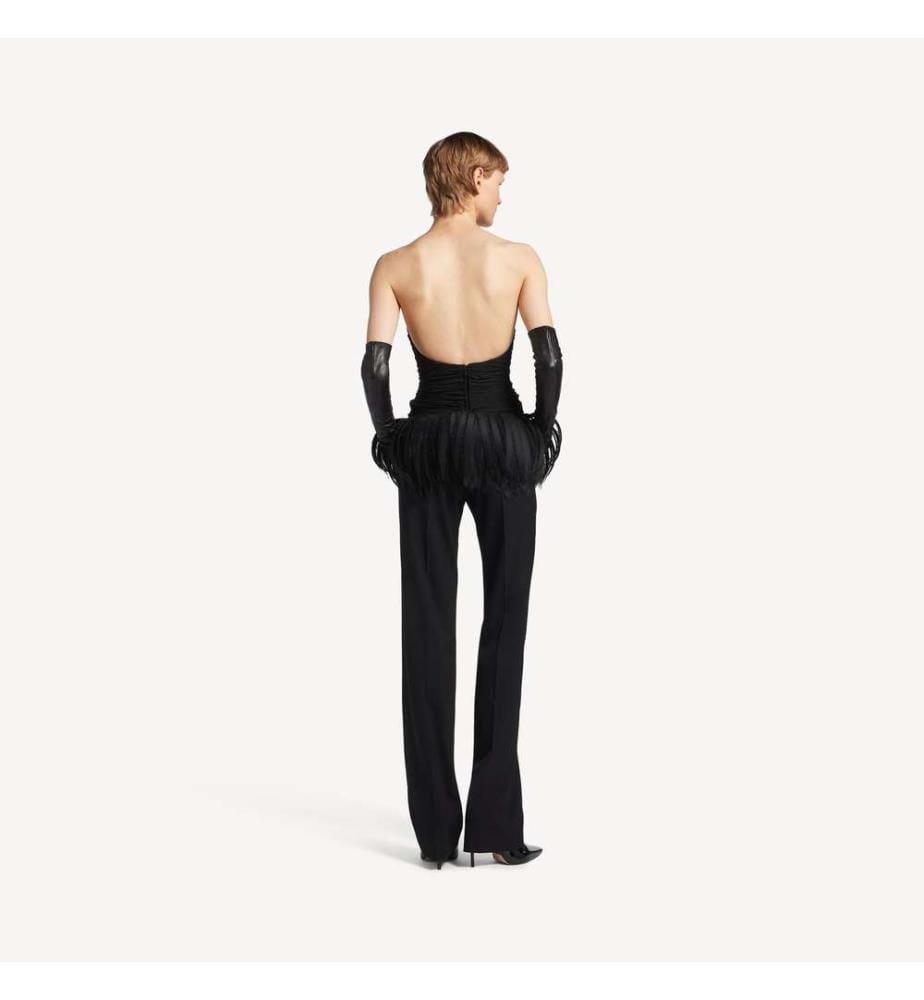 Haut bustier ajusté - Noir