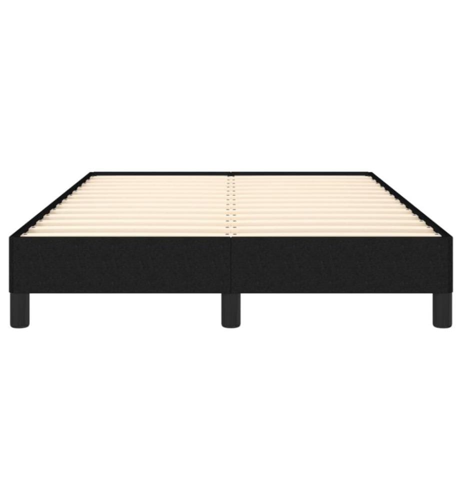 Bettgestell Schwarz 120x200 cm Stoff
