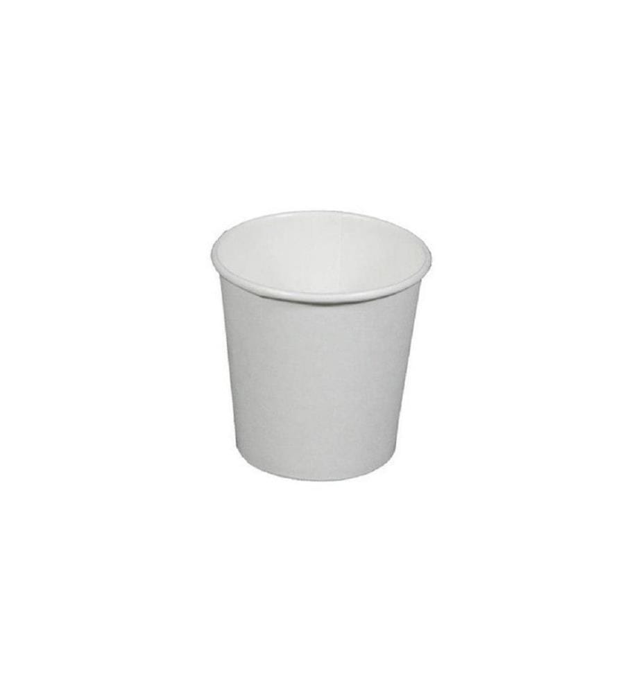 HAUSHALTSWARE - Tasses à café jetables 100 ml, 100 Pièce/s, Blanc