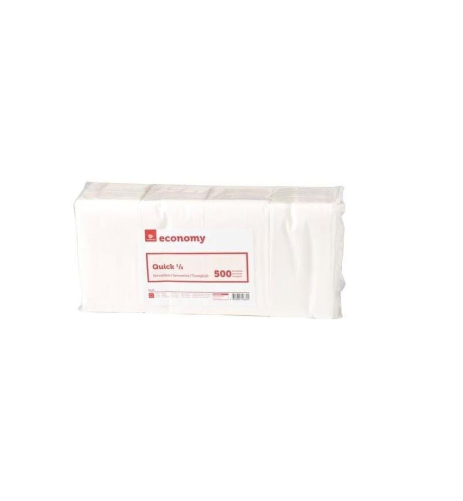 HAUSHALTSWARE - Serviettes en papier Quick 33 cm x 33 cm, 500 Pièce/s