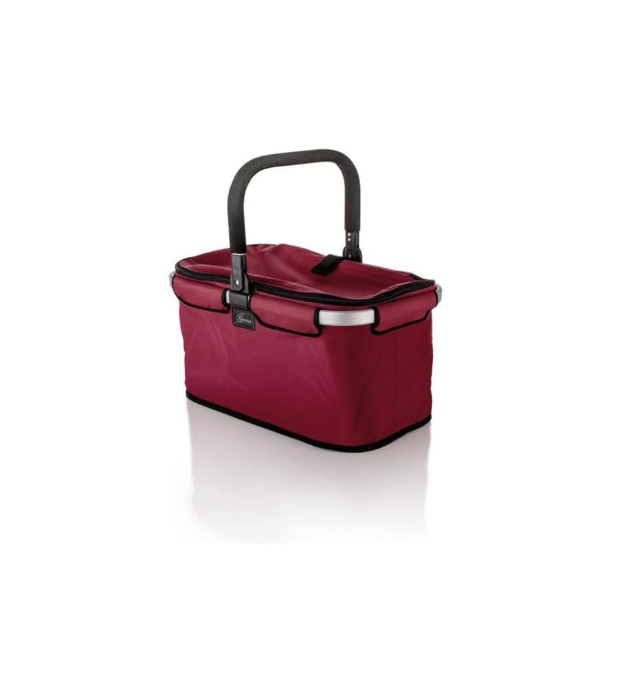 GENIUS - Panier de course Falko Duo Bordeaux