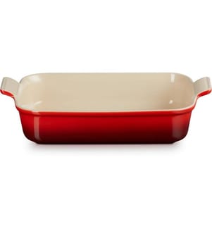 Le Creuset - Auflaufform Tradition, 32 cm Eckig, Kirschrot