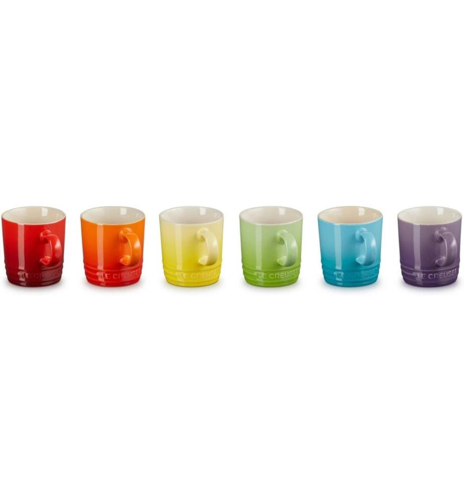 Le Creuset - Kaffeetasse 350 ml, 6 Stück, Regenbogen