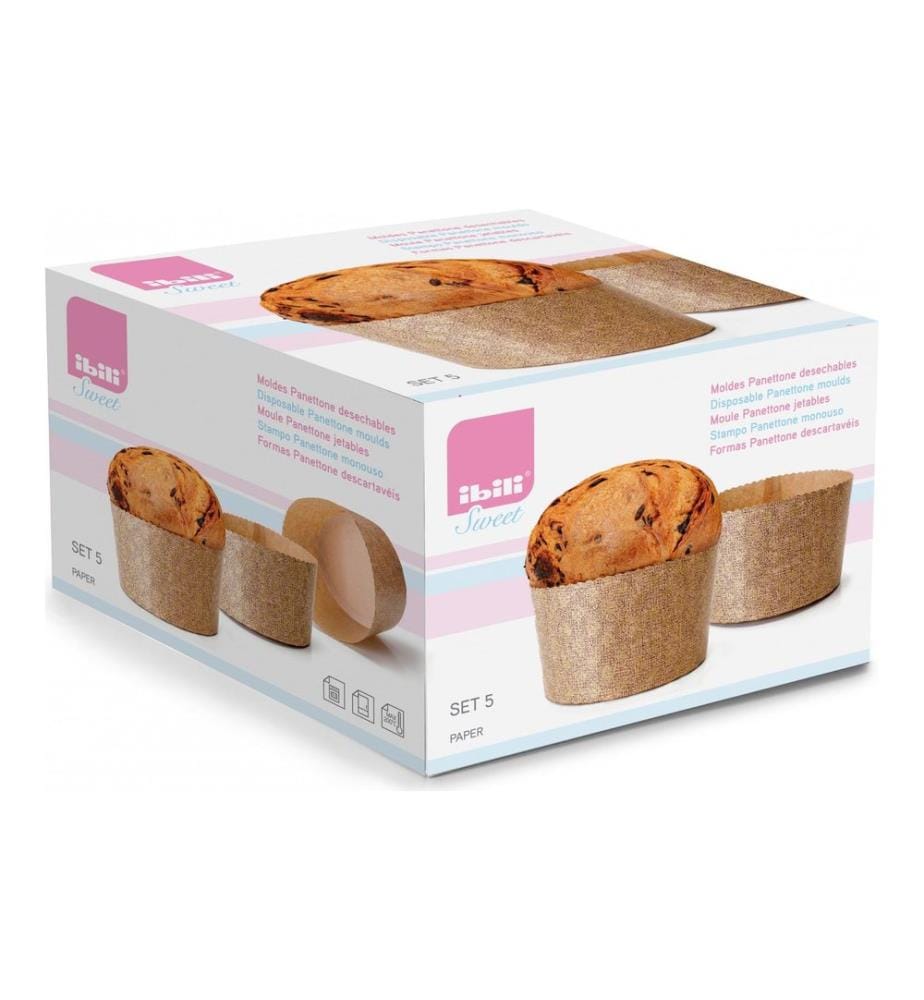 IBILI - Panettone-Formen 90 g, 10 Stück