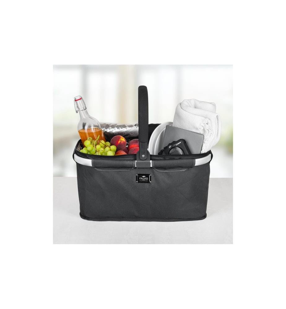GENIUS - Panier de course Falko Duo Noir