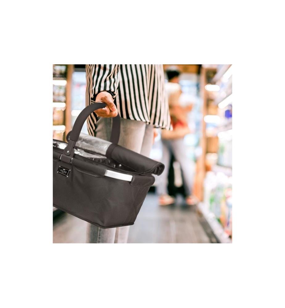 GENIUS - Panier de course Falko Duo Noir